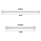 Sifão Sanfonado Universal 110cm Branco | Astra | Kit C/ 3 Un